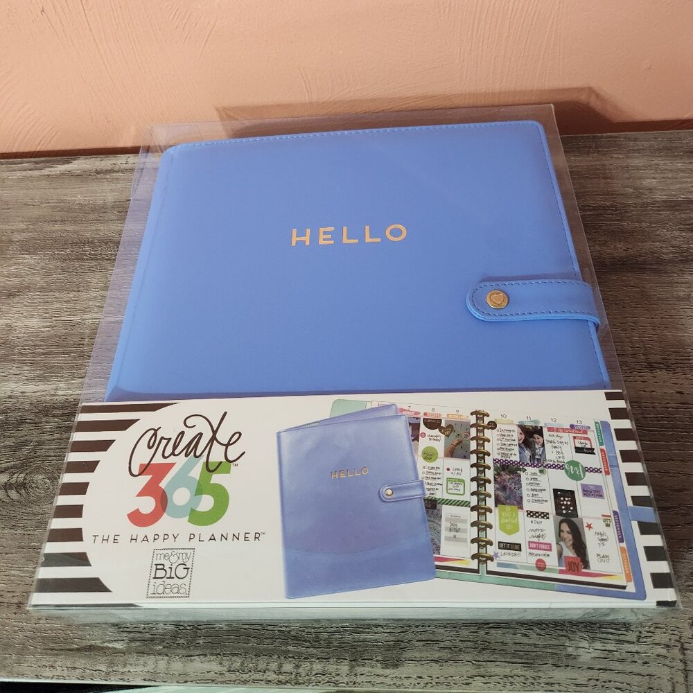 NEW Happy Planner Deluxe Cover - BIG - Snorkel Blue